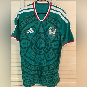 Adidas Green Mexico Men's Soccer Jersey